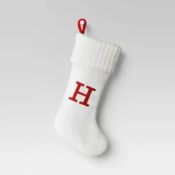 Knit Monogram Christmas Stocking White - Wondershop™ -Wonder Shop USA GUEST 0000446e 449e 49b8 8467 36c1c2c81ca9