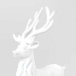 13.5" Christmas Flocked Standing Deer White - Wondershop™ -Wonder Shop USA GUEST 0149d031 49e1 476b b4ff 01e35837e8f6