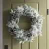 28" Flocked Mixed Greenery With Berries And Pinecones Artificial Christmas Wreath - Wondershop™ -Wonder Shop USA GUEST 0363f1c1 a2b9 4599 ada8 e434d96369c3