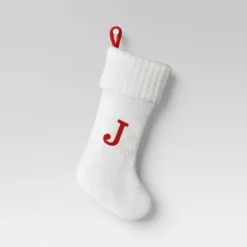 Knit Monogram Christmas Stocking White - Wondershop™ -Wonder Shop USA GUEST 047884d7 a180 4211 85ec 4c68a22e032b