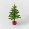 21" Battery Operated Rotating Tinsel Christmas Tree Green - Wondershop™ -Wonder Shop USA GUEST 058825a0 2f9a 403e bdc0 3d7dcf89a439