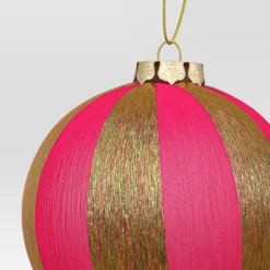 3.5" Christmas Hot Pink Thread Wrapping Ornament - Wondershop™ -Wonder Shop USA GUEST 064c824c 20ad 4957 97e6 87ba3c3282b6