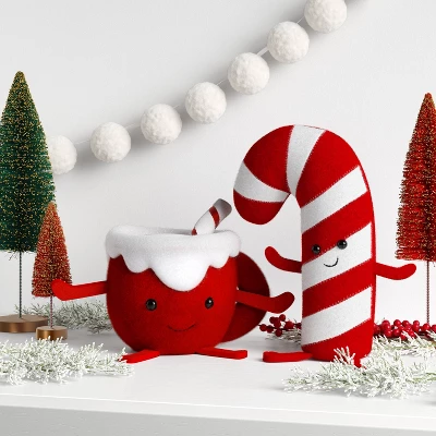 Christmas Single Fabric Figural Cup - Wondershop™ 3 Christmas Single Fabric Figural Cup - Wondershop™