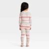 Toddler "Let It Snow" Fair Isle Cozy Knit Long Sleeve Shirt And Pants Holiday Matching Family Pajama Set - Wondershop™ Cream -Wonder Shop USA GUEST 0924a09c 76ce 424b 8a59 3e6b08cd87e0
