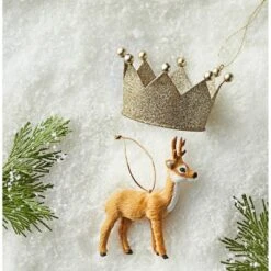 Metal Glitter Crown Christmas Tree Ornament - Wondershop™ -Wonder Shop USA GUEST 09398036 e7e6 4d59 8916 6043170a8682