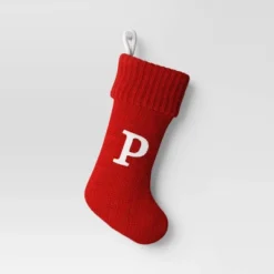 Knit Monogram Christmas Stocking Red - Wondershop™ -Wonder Shop USA GUEST 0947f65e 14fa 42ba 8c4f a2e0c1d73392