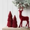 12" Christmas Flocked Standing Deer Decor - Wondershop™ -Wonder Shop USA GUEST 0dbc5714 2b96 4a46 a4bd b3e12b86463c