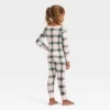 Toddler Plaid Ribbed Long Sleeve Shirt And Pants Holiday Matching Family Pajama Set - Wondershop™ Cream -Wonder Shop USA GUEST 0e882f75 f89a 49f4 bad4 e2701e2603bf