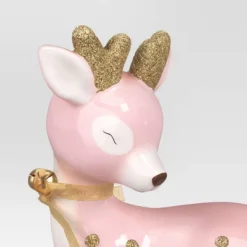 Christmas Ceramic Sitting Deer Décor Pink - Wondershop™ -Wonder Shop USA GUEST 11e82d3e 688d 4866 a707 77e48b77be26