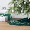 48" Christmas Dia Art Deco Embellished Soft Velvet Tree Skirt Green - Wondershop™ -Wonder Shop USA GUEST 12affb10 e877 485d 8bc1 1a56d521db60