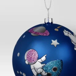 100mm Christmas Shatter-Resistant Ornament Space Blue With Astronaut - Wondershop™ -Wonder Shop USA GUEST 14f2265b 7eb0 4c7b 805f 5c391ce96f01