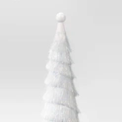 18" Christmas Tinsel Tree Decor Iridescent - Wondershop™ -Wonder Shop USA GUEST 1547a359 5664 4068 9caa 89e3830fbd19