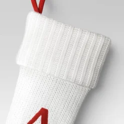 Knit Monogram Christmas Stocking White - Wondershop™ -Wonder Shop USA GUEST 167ae214 3087 48a7 8b5d b60238364aee