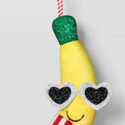 5" Christmas Fabric Fruit Banana Ornament - Wondershop™ -Wonder Shop USA GUEST 1906a7d7 883d 4175 8353 c399bf5d93b8