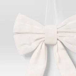 6.5" Christmas Velvet Bow Ornament White - Wondershop™ -Wonder Shop USA GUEST 1b898c9f d33e 490b ac97 b4c227da7073