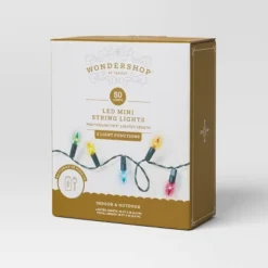 50ct LED Battery Operated Hybrid Miniature String Lights With Green Wire - Wondershop™ -Wonder Shop USA GUEST 1ba2160b f191 47a3 a1ba a2a2bb689299