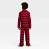 Kids' Plaid Long Sleeve Shirt And Pants Holiday Matching Family Pajama Set - Wondershop™ Red/Black -Wonder Shop USA GUEST 1e08f0d1 13c8 4eba 8478 ea6d018b5663