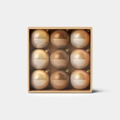 9ct 100mm Christmas Ornament Set Gold/Copper/Bronze - Wondershop™ -Wonder Shop USA GUEST 1ee447e2 7c28 4159 928f 6b9458b5d0fb