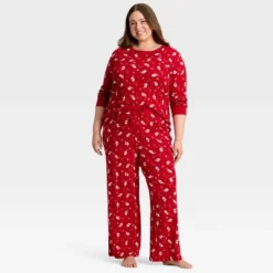 Women's Santa Print Ribbed Long Sleeve Holiday Matching Family Pajama Shirt - Wondershop™ Red 8 Women's Santa Print Ribbed Long Sleeve Holiday Matching Family Pajama Shirt - Wondershop™ Red -Wonder Shop USA GUEST 228e57a0 077d 4130 a9d3 dafdbc910855