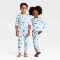 Toddler "Tis The Ski-son!" Cozy Knit Long Sleeve Shirt And Pants Holiday Matching Family Pajama Set - Wondershop™ Blue -Wonder Shop USA GUEST 22aca9eb 4a24 444d 877a e3cb4f970575