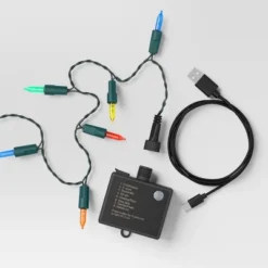 50ct LED Battery Operated Hybrid Miniature String Lights With Green Wire - Wondershop™ -Wonder Shop USA GUEST 2368e4a3 7b08 47b1 b28b c04b7f06aaa7