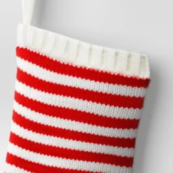 20" Christmas Stripe Knit Stocking Red/White - Wondershop™ -Wonder Shop USA GUEST 237f80f4 dfd4 4e16 9f0b 9677303c9a5e