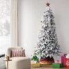 7.5' Pre-Lit Flocked Balsam Artificial Christmas Tree With Power Pole And Foot Pedal - Wondershop™ -Wonder Shop USA GUEST 2410148c 2208 4c0c 8b97 a34b890198a0