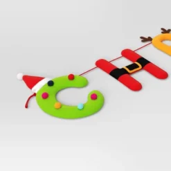 6' Colorful Fabric 'Christmas' Decorative Wall Garland - Wondershop™ -Wonder Shop USA GUEST 2465c1b7 472c 43e3 84c0 e13ad88c8dca