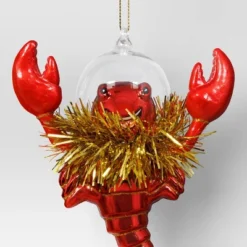 Christmas Lobster With Tinsel Collar Ornament - Wondershop™ -Wonder Shop USA GUEST 2563c2ad cff5 4135 9598 3549bcde3456