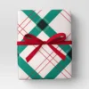 30” 25 Sq Ft Christmas Roll Wrap Green/White/Red Plaid - Wondershop™ -Wonder Shop USA GUEST 25c7943d f7ea 4100 bbd6 a11d328887fe