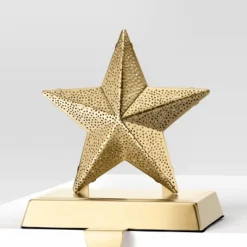 2pk Christmas Lit Metal Perforated Star Stocking Holder Gold - Wondershop™ -Wonder Shop USA GUEST 29ce616f 008e 4e34 988a 7dcbf68b459e