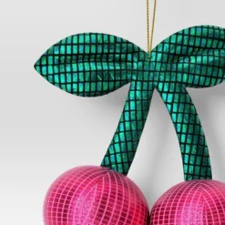 3" Christmas Fabric Disco Cherries Ornament - Wondershop™ -Wonder Shop USA GUEST 29e9dedd 4213 477a a831 4f545eaec4f9