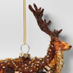 Christmas Brown Glass Reindeer Ornament - Wondershop™ -Wonder Shop USA GUEST 2be16f61 469f 477b b0a3 b3b8f787614e