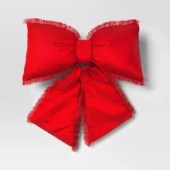 20" Christmas Bow Shaped Pillow - Wondershop™ -Wonder Shop USA GUEST 2e14e18e 8dca 4079 adfa 739d7ee37fc3
