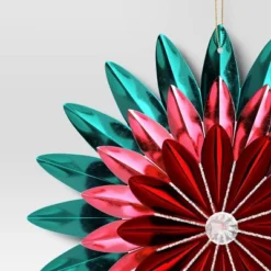 Christmas Foil Flower Ornament Green Ornament - Wondershop™ -Wonder Shop USA GUEST 2e614d92 8f02 4336 977f 877fd5994cd7