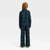 Kids' Plaid Long Sleeve Shirt And Pants Holiday Matching Family Pajama Set - Wondershop™ Navy Blue -Wonder Shop USA GUEST 30e691f9 c966 4c5b 84cf fadcae1bbdc7