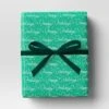 18' Christmas Fabric Ribbon Green Velvet - Wondershop™