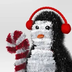 Christmas Tinsel Penguin With Headphones - Wondershop™ -Wonder Shop USA GUEST 359b9a79 f990 4e96 bb64 2770d00d2165