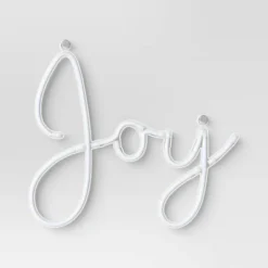 LED Battery Operated Christmas Neon Joy Hangable Sign White - Wondershop™ -Wonder Shop USA GUEST 36b3d08d aed2 49ea b289 31cbd2b96d4e