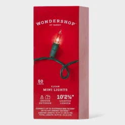 50ct Incandescent Mini Christmas String Lights With Green Wire - Wondershop™ -Wonder Shop USA GUEST 38b51cdd cdea 43cb baf4 5951a98929f1
