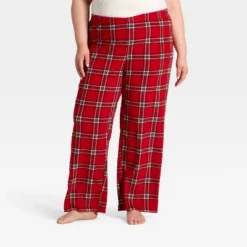 Women's Plaid Microfleece Holiday Matching Family Pajama Pants - Wondershop™ Red -Wonder Shop USA GUEST 3f30b90b b9da 4981 ba35 8d6e0809b725