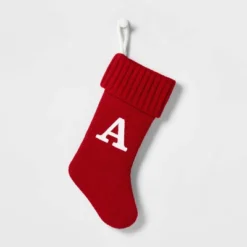 Knit Monogram Christmas Stocking Red - Wondershop™ -Wonder Shop USA GUEST 4025d7f9 cf48 4e95 84f2 330b0ef1dd03