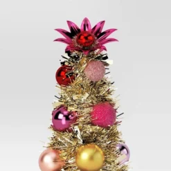 12.5" Christmas Tinsel Tree Gold - Wondershop™ -Wonder Shop USA GUEST 404ca3fc e68b 4ec3 8fbc c8b581affc9f