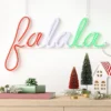 LED Animated Christmas Neon Fa La La Hangable Sign White/Red/Green - Wondershop™ -Wonder Shop USA GUEST 4104f78a 7d53 49af 9f0d 0a0f3d0f8a2d