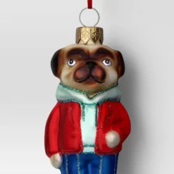 Christmas Glass Pug Dog Ornament - Wondershop™ -Wonder Shop USA GUEST 42e0bbfd a57c 42f3 9e6b 36ec0404b1b7
