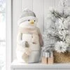 Fabric Snowman Figurine With Stocking - Wondershop™ White 1 Fabric Snowman Figurine With Stocking - Wondershop™ White -Wonder Shop USA GUEST 483fb564 a4ca 4c82 ba44 8fd20b41bef2