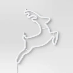 Christmas Faux Neon Leaping Green Deer - Wondershop™ -Wonder Shop USA GUEST 48f39ae1 1a66 4bdb b0df 75210fddbbbd