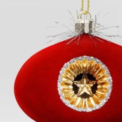 Christmas Flocking Ornament With Reflector Red - Wondershop™ -Wonder Shop USA GUEST 493b02ed 7042 4798 ba7d 65850e4ef8f0