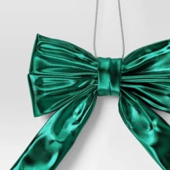 6.75" Christmas Metallic Bow Ornament Green - Wondershop™ -Wonder Shop USA GUEST 4a324a37 3afc 4ef0 b324 9b012c8e77ad