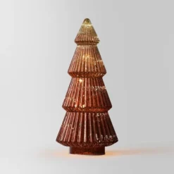 14.75" Battery Operated Lit Glass Christmas Tree Sculpture - Wondershop™ 11 14.75" Battery Operated Lit Glass Christmas Tree Sculpture - Wondershop™ -Wonder Shop USA GUEST 4a67b46b 6940 4ff8 9fdb 3f919a169722